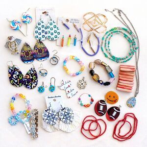 Paparazzi Kids Jewelry Lot 23pc Colorful Fun Star Flower Heart Earrings Bracelet